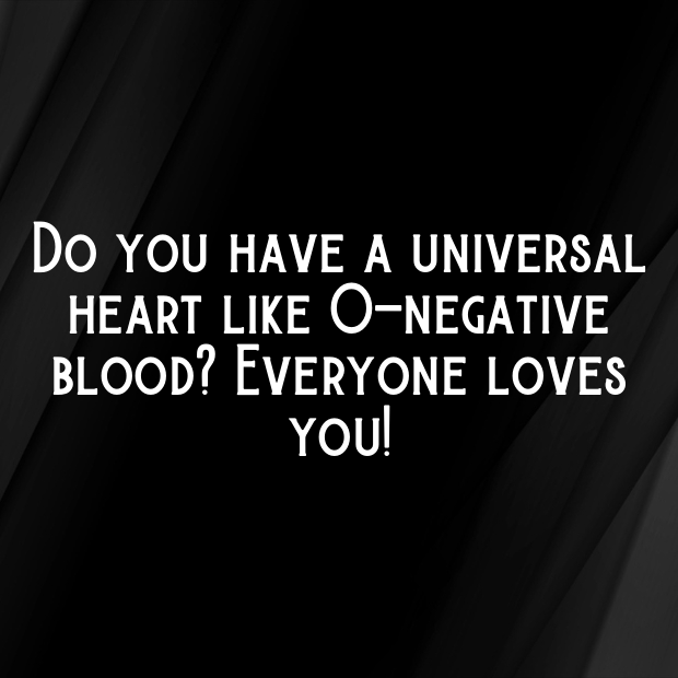 Blood Type Pick Up Lines-DoEqPL