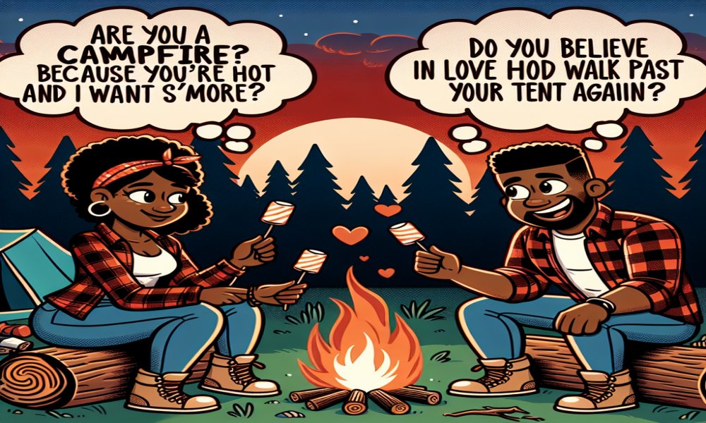 Camping Pick Up Lines