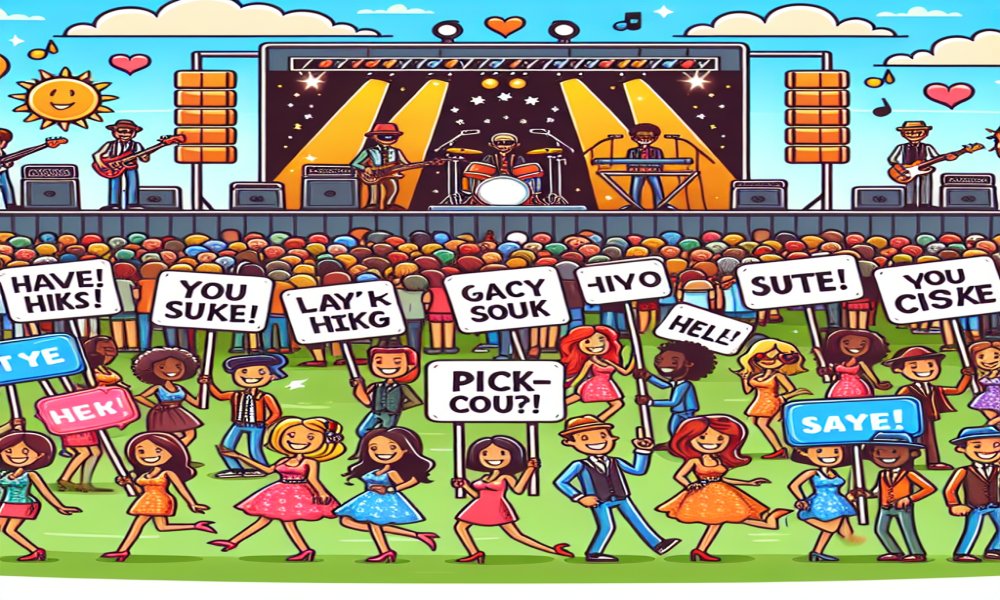 Concert Festival Pick Up Lines