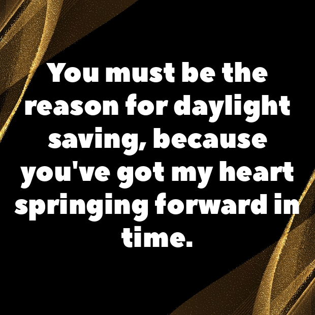 Daylight Saving Pick Up Lines-672L6F