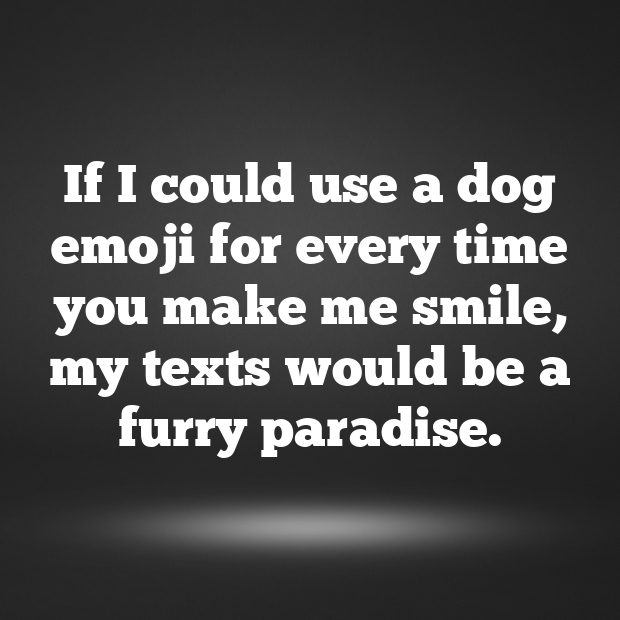 Dog Emoji Pick Up Lines-M6JdAo