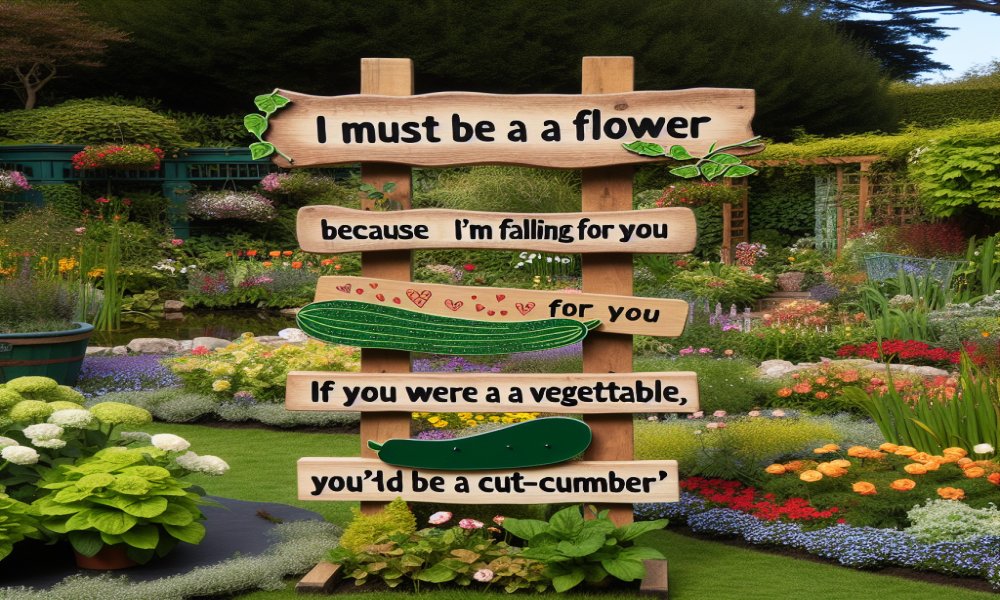 Garden Pick Up Lines