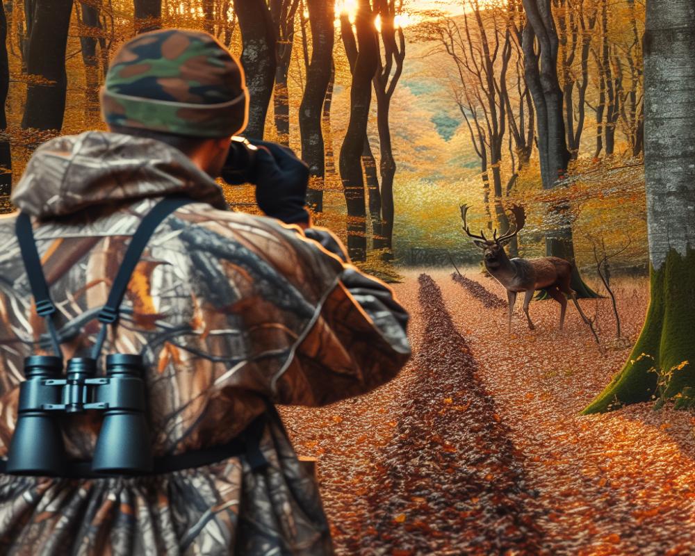 Hunting deer