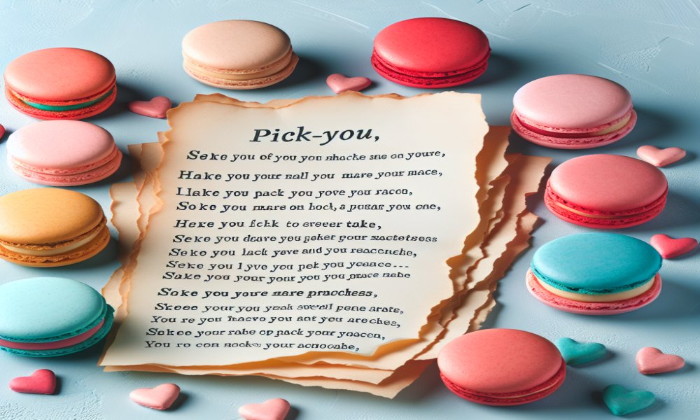 Macaron Pick Up Lines