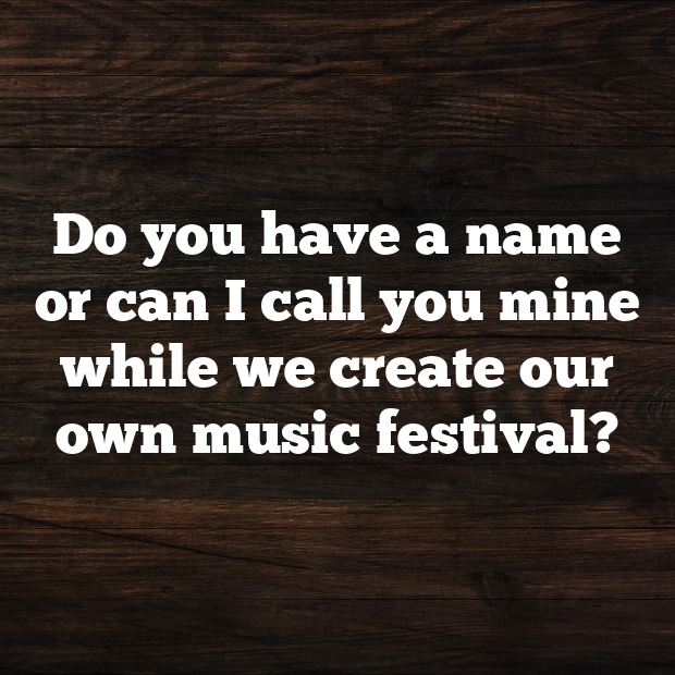 Music Festival Pick Up Lines-SUW02N