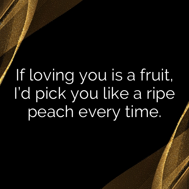 Peach Pick Up Lines-TWTOjH