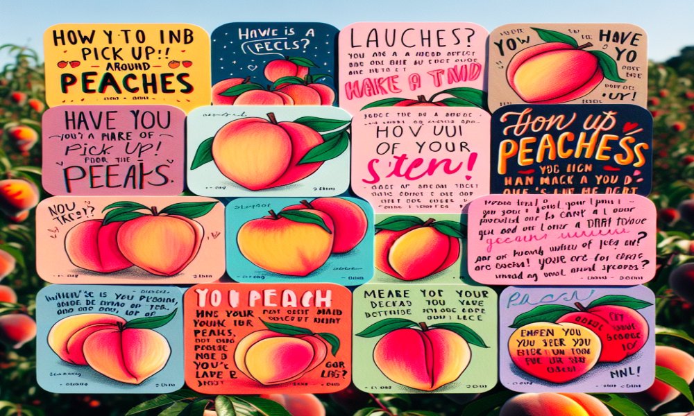 Peach Pick Up Lines