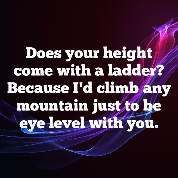 Short Height Pick Up Lines-2QK4Ti