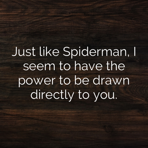 Spiderman Pick Up Lines-TAGn0V