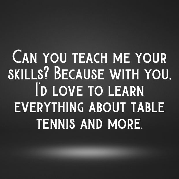 Table Tennis Pick Up Lines-VppNRO